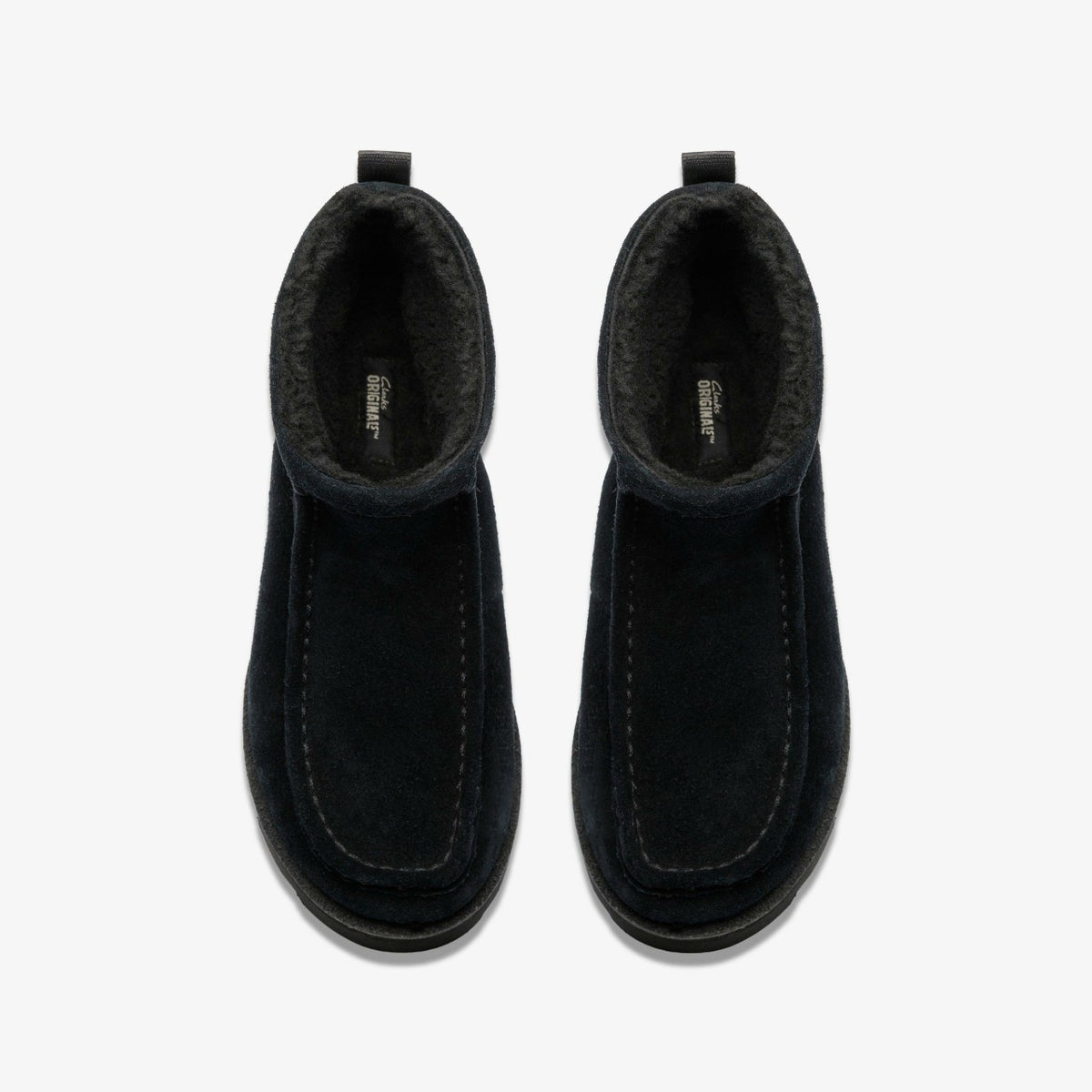 Meare Rooey Black Suede Warmlined | Clarks Sale