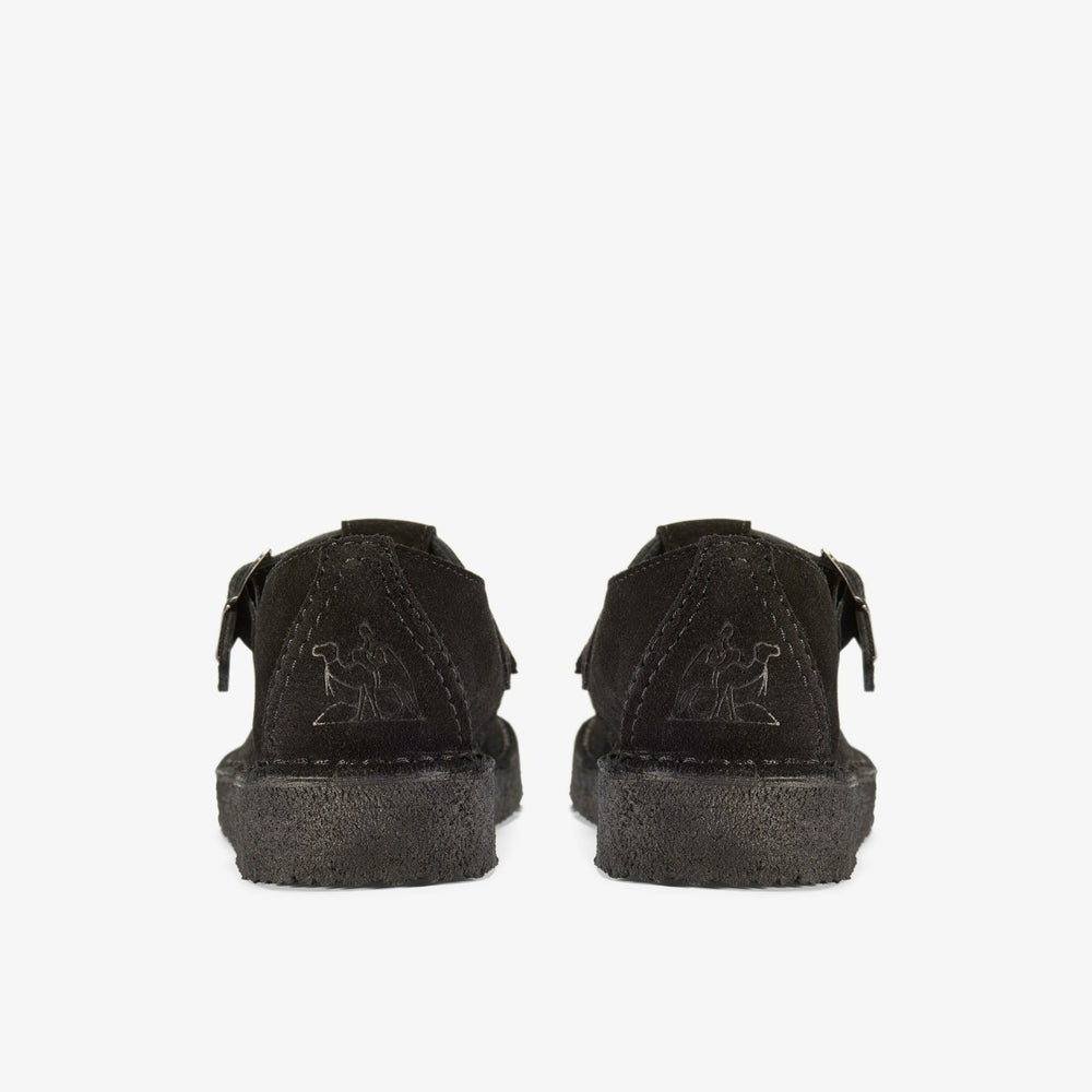 Nomad T Bar Black Suede | Clarks Sale