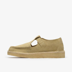 Nomad T Bar Maple Suede | Clarks outlet