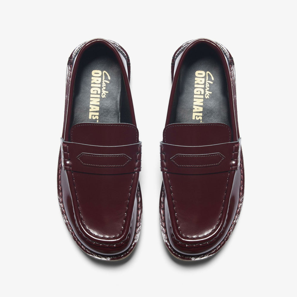 Nomad Loafer Wine Patent | Clarks outlet