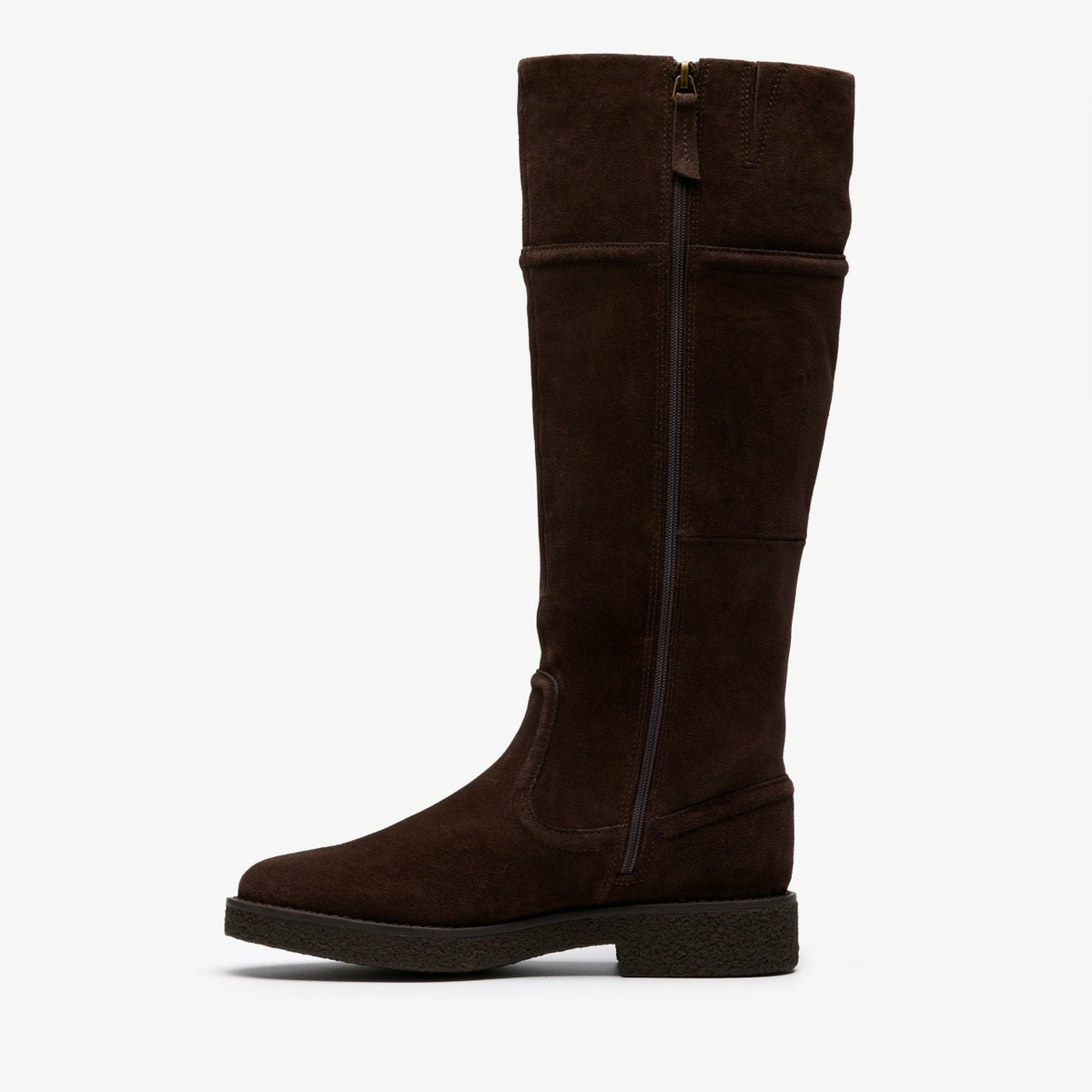 Nella Hi Dark Brown Suede | Clarks for sale