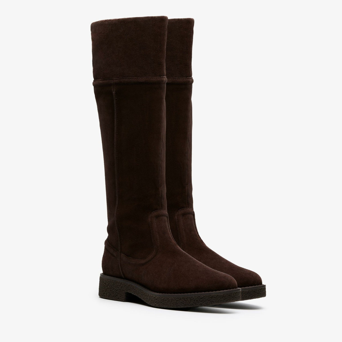 Nella Hi Dark Brown Suede | Clarks for sale