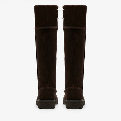Nella Hi Dark Brown Suede | Clarks for sale