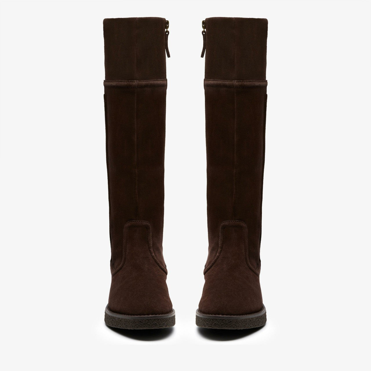 Nella Hi Dark Brown Suede | Clarks for sale