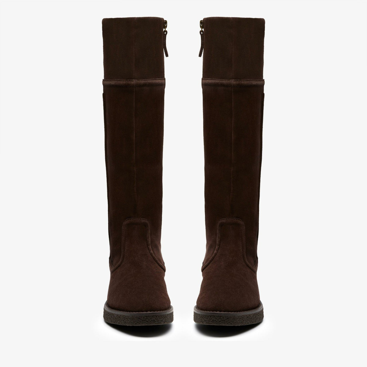 Nella Hi Dark Brown Suede | Clarks for sale
