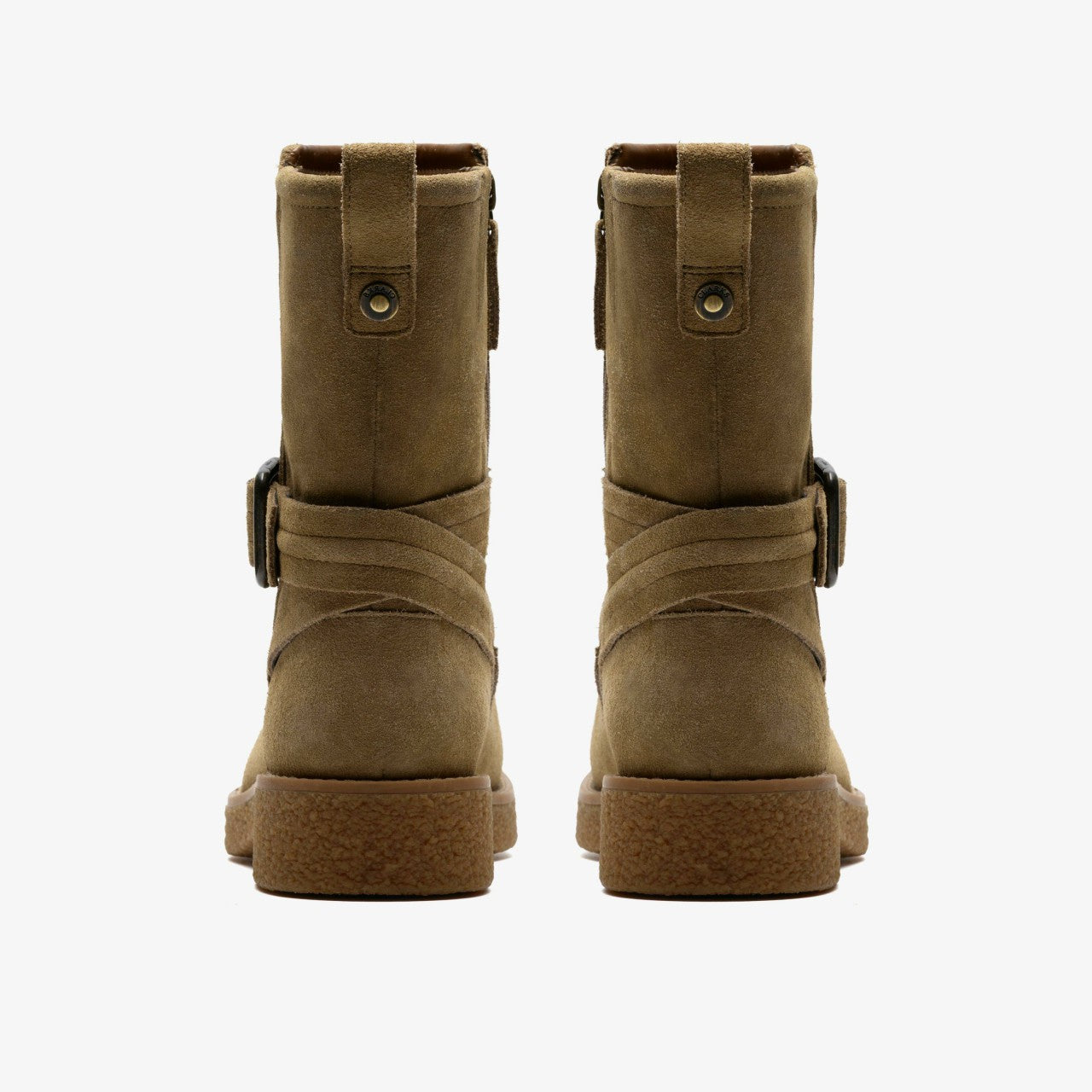 Nella Mid Dark Sand Suede | Clarks discount