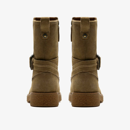 Nella Mid Dark Sand Suede | Clarks discount