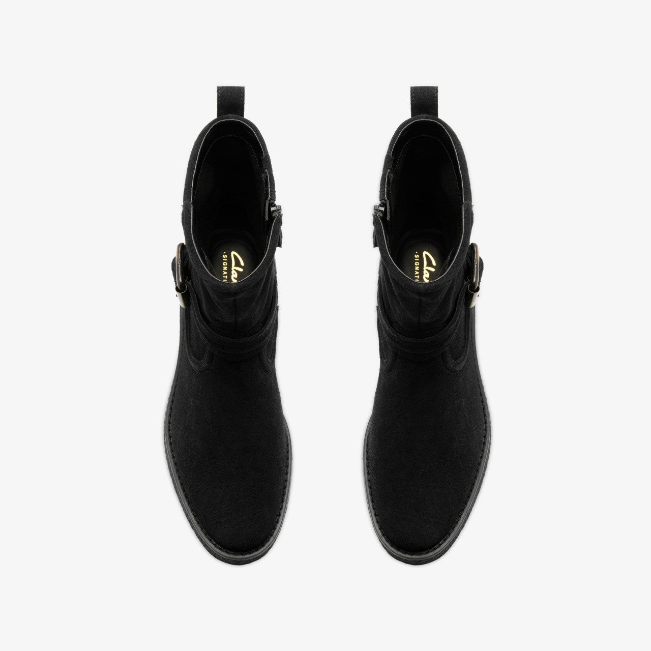 Nella Mid Black Suede | Clarks online