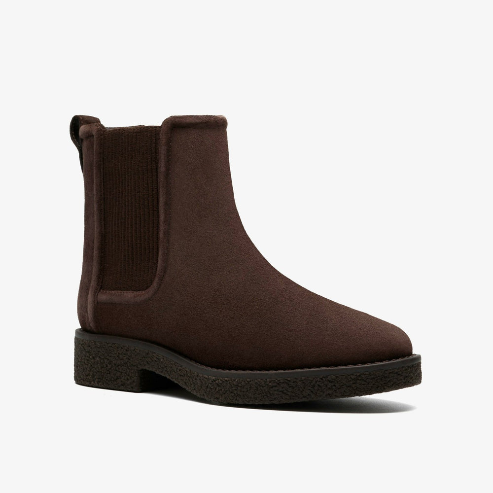 Nella Top Dark Brown Suede | Clarks for sale