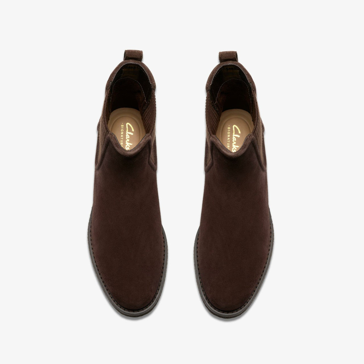 Nella Top Dark Brown Suede | Clarks for sale