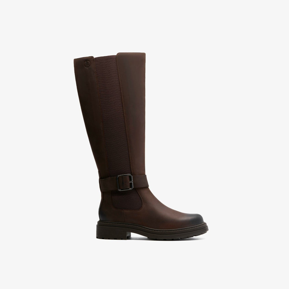 Orinoco 3 Tall Dark Brown Leather | Clarks Sale
