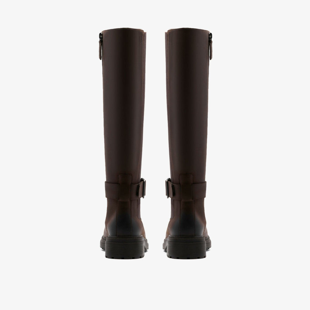 Orinoco 3 Tall Dark Brown Leather | Clarks Sale