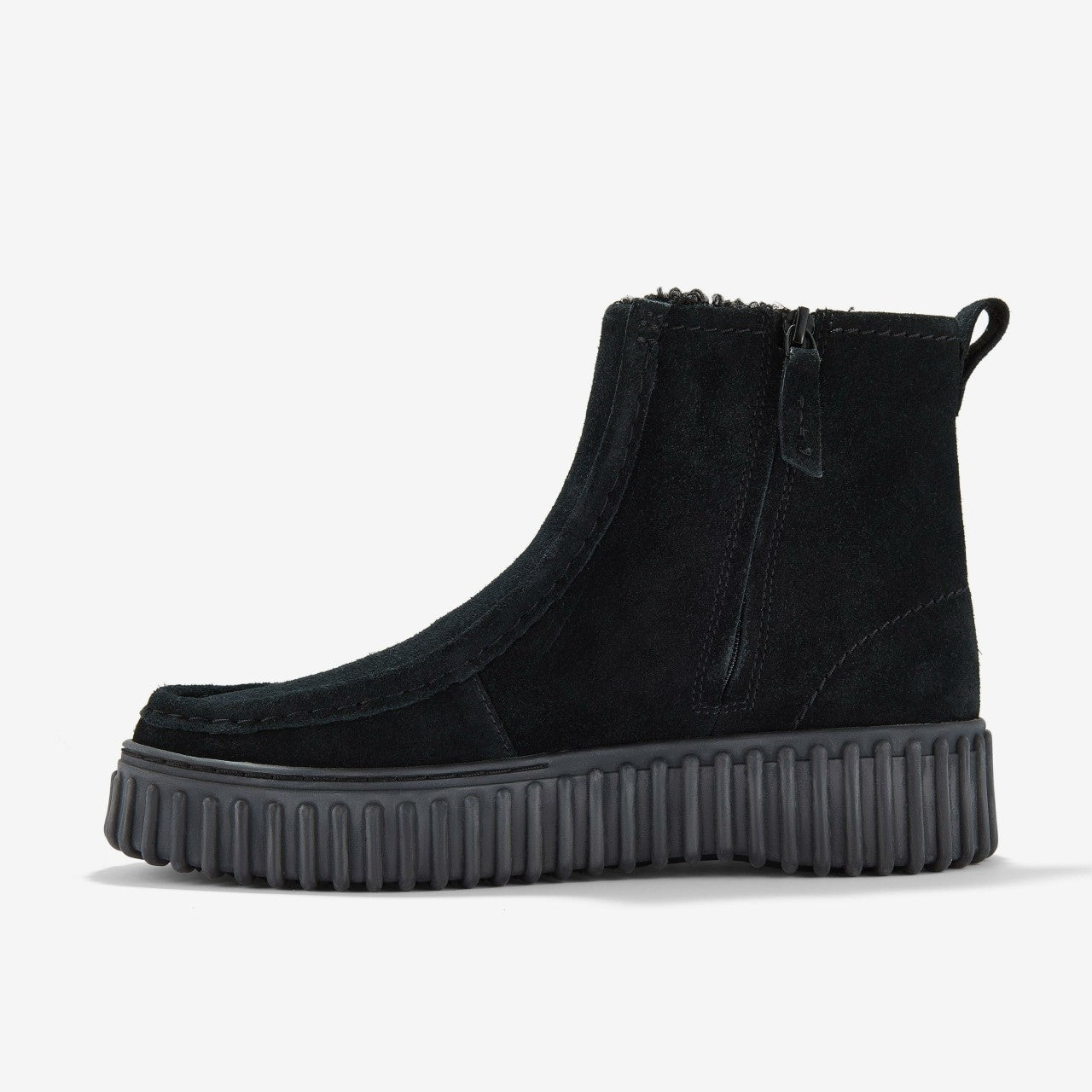 Torhill Cozy Black Warmlined Suede | Clarks online