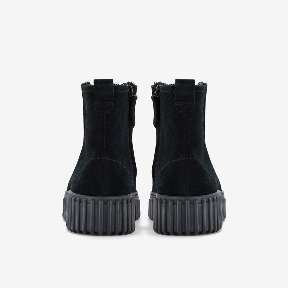 Torhill Cozy Black Warmlined Suede | Clarks online