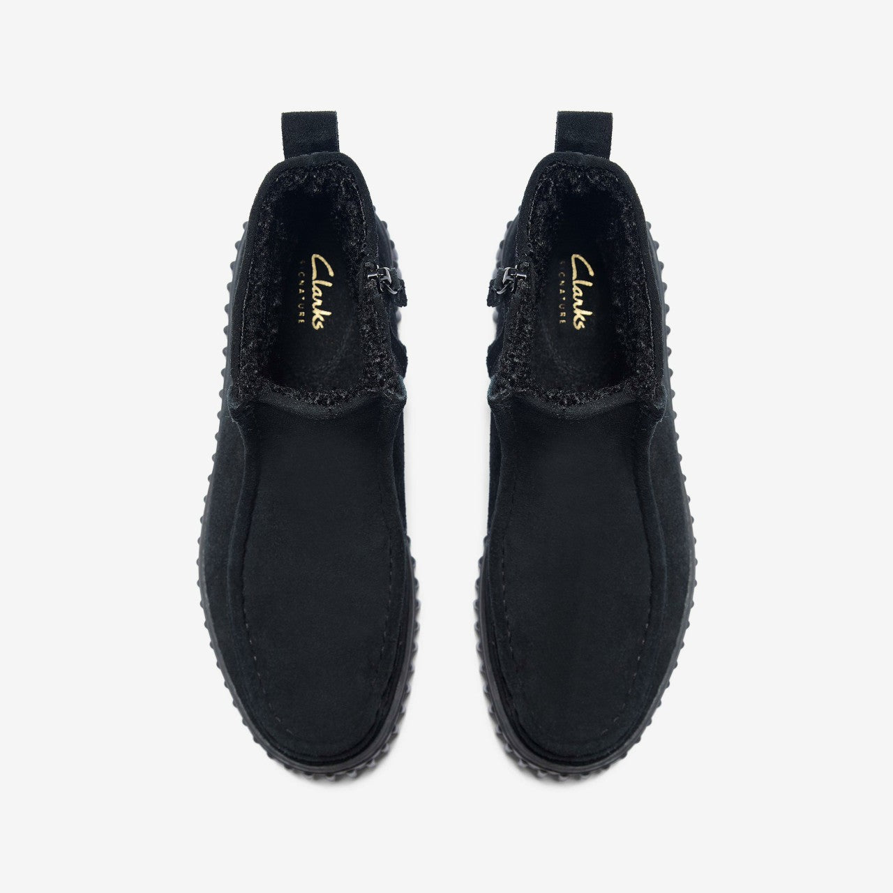 Torhill Cozy Black Warmlined Suede | Clarks online