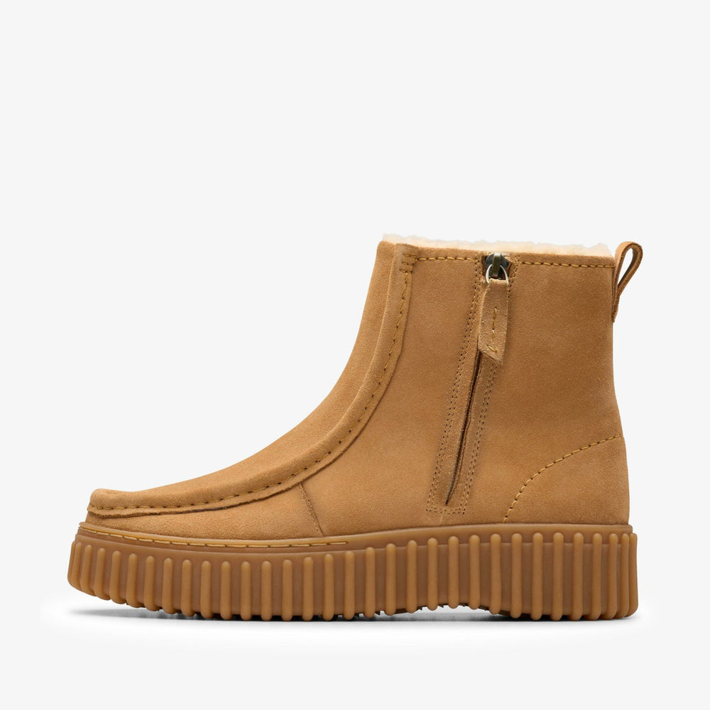 Torhill Cozy Light Tan Warmlined | Clarks discount