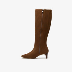Edina Tall Walnut Suede | Clarks Sale