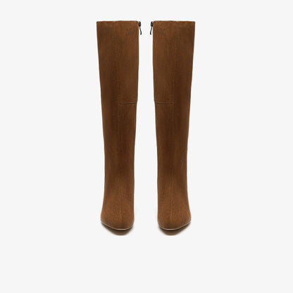 Edina Tall Walnut Suede | Clarks Sale