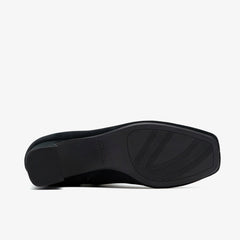 Fernie Zip Black Suede | Clarks outlet