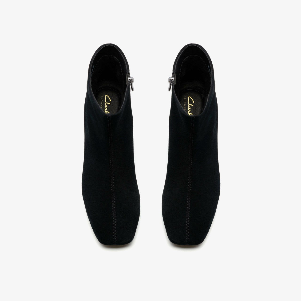 Fernie Zip Black Suede | Clarks outlet