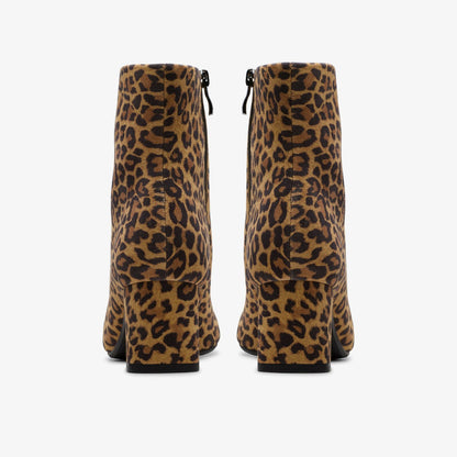 Fernie Zip Leopard Suede | Clarks discount