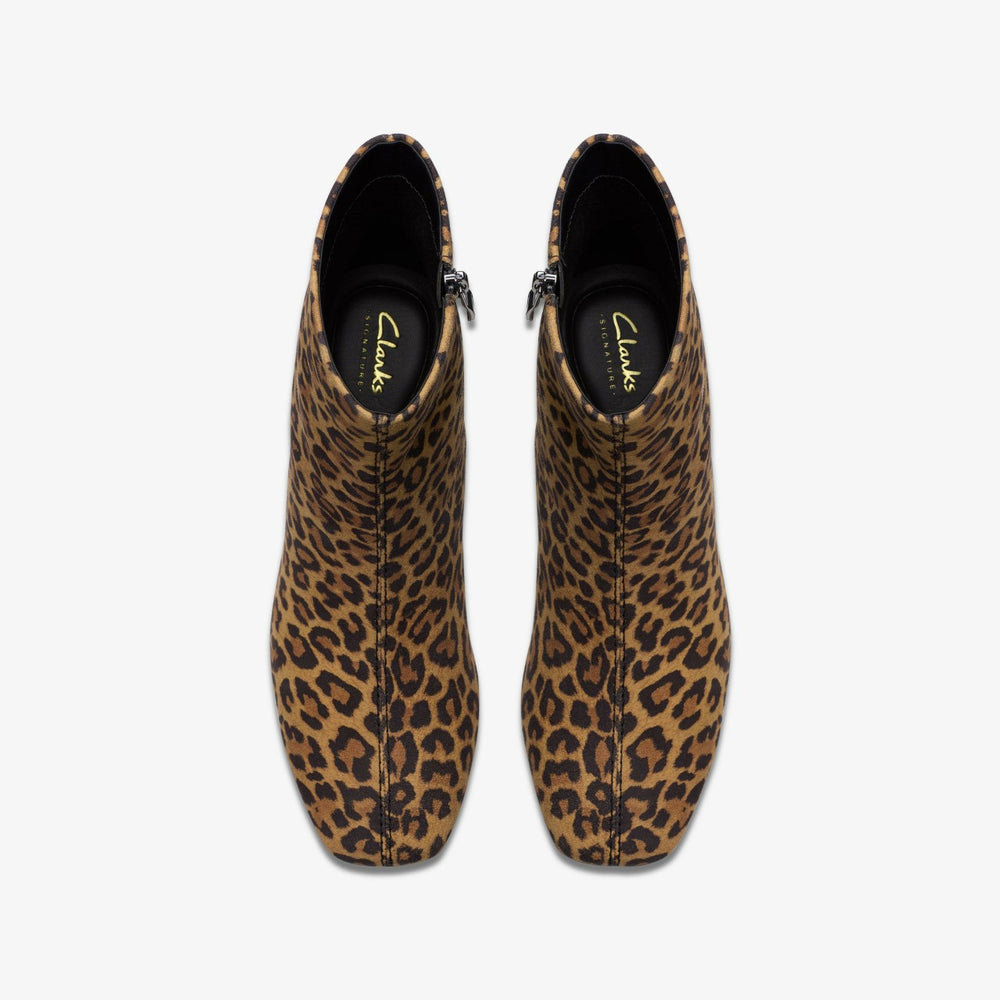 Fernie Zip Leopard Suede | Clarks discount