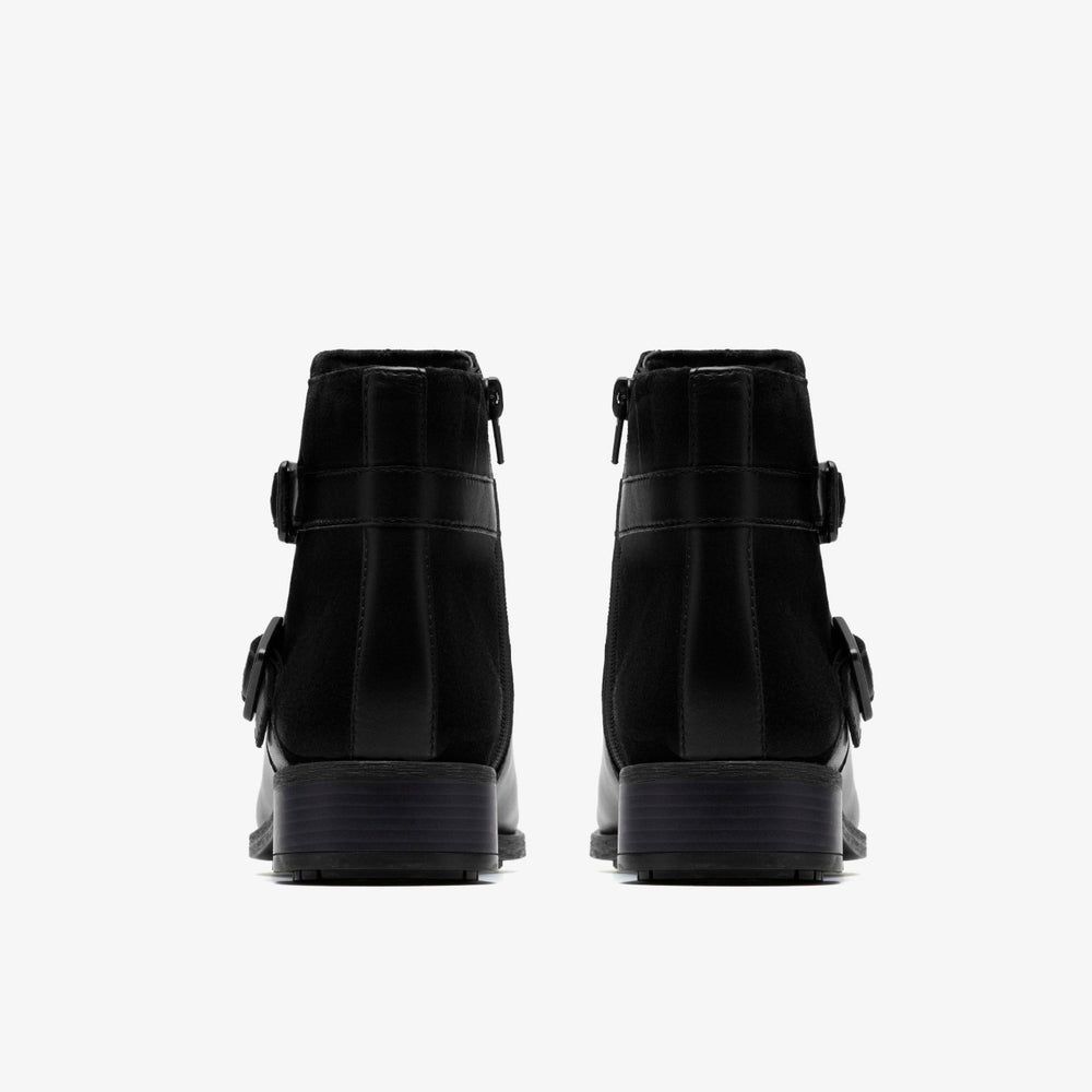 Havisham Bay Black Leather | Clarks online