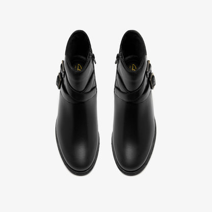 Havisham Bay Black Leather | Clarks online