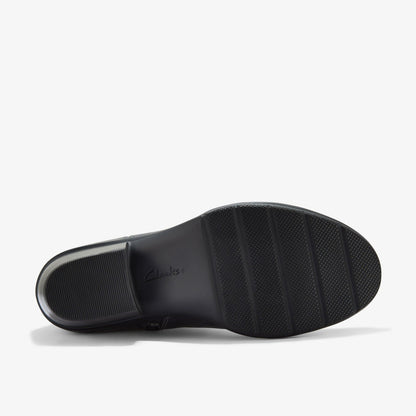 Kastela Top Black Leather | Clarks for sale