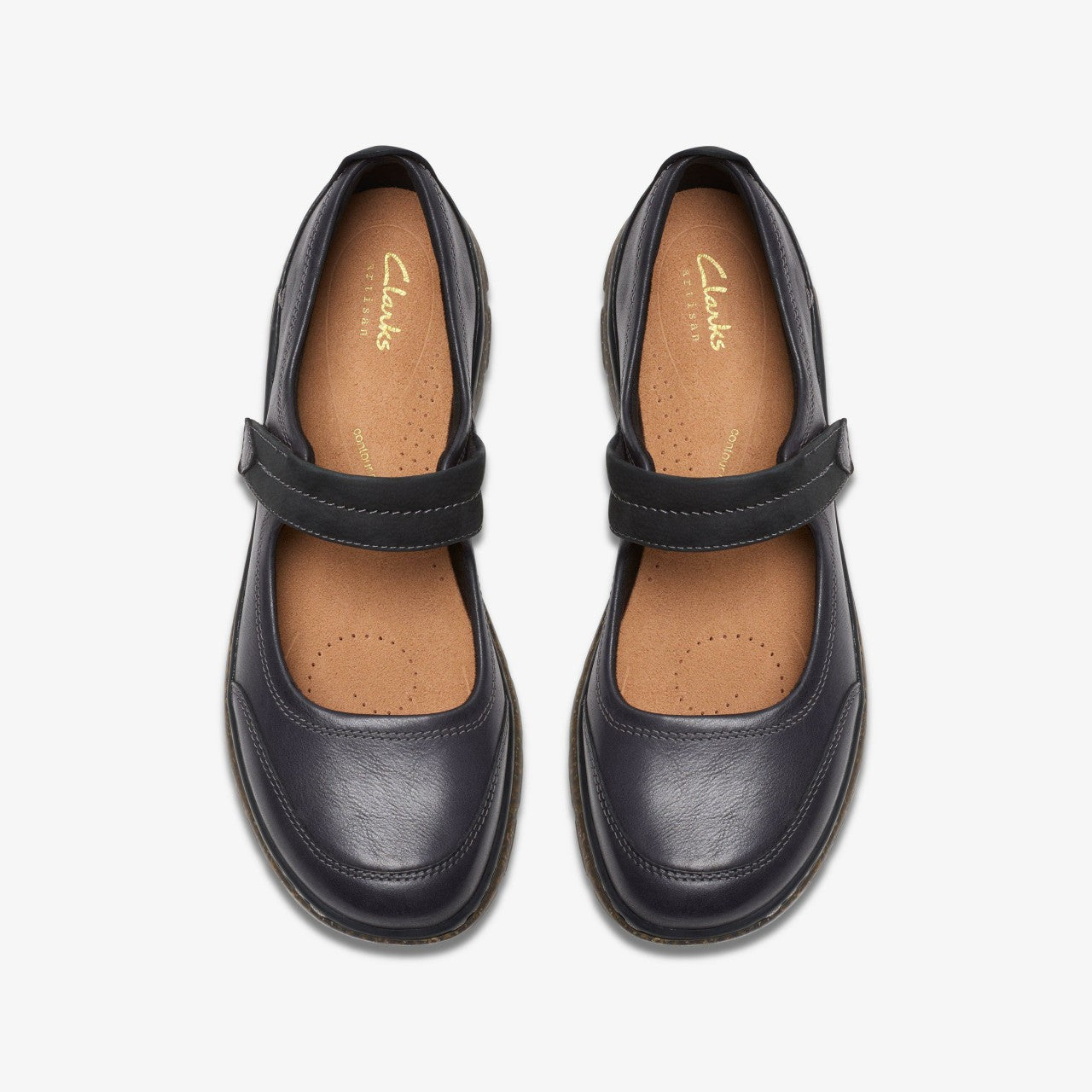 Orlene Jane Black Leather | Clarks on Sale