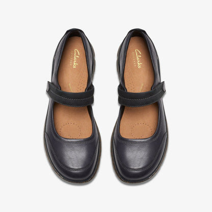 Orlene Jane Black Leather | Clarks on Sale