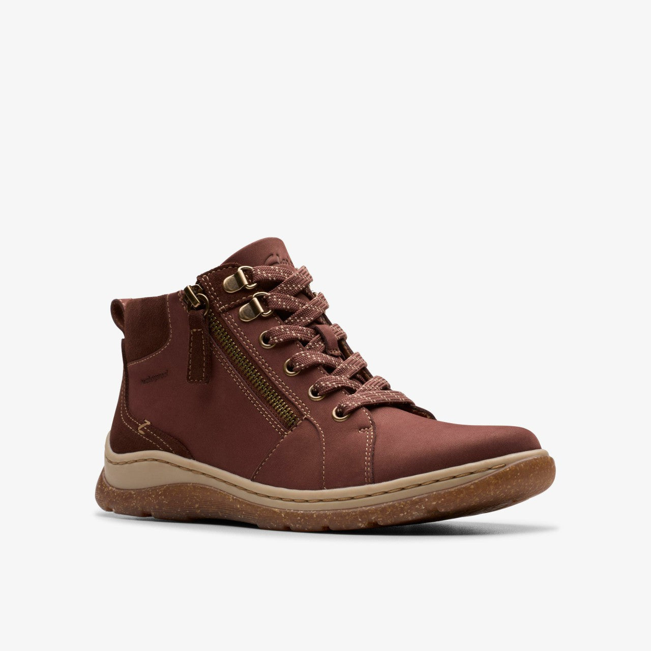 Orlene Top Waterproof British Tan Nubuck | Clarks for sale