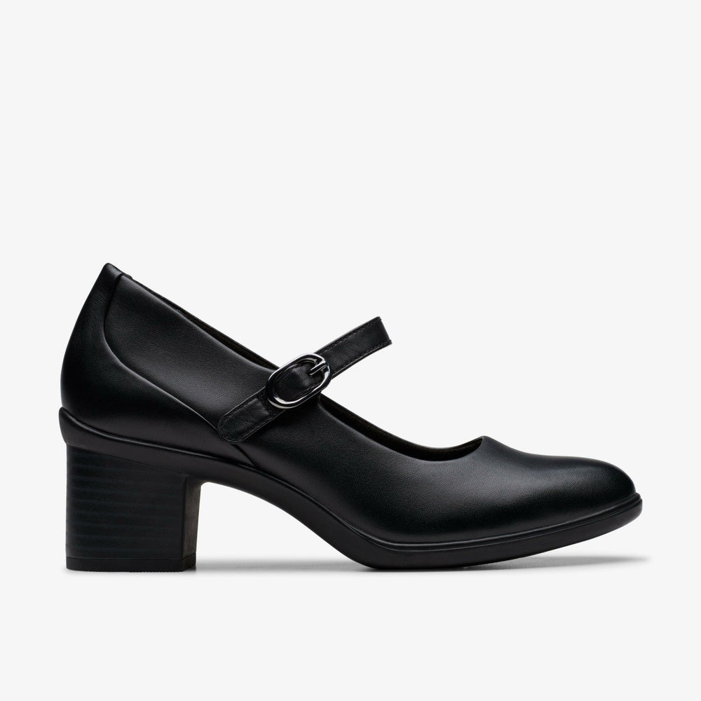 Shaya Jane Black Leather | Clarks Sale