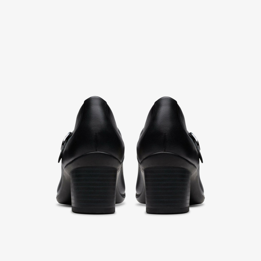 Shaya Jane Black Leather | Clarks Sale