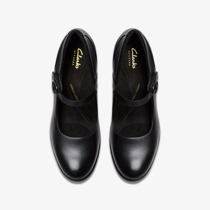 Shaya Jane Black Leather | Clarks Sale