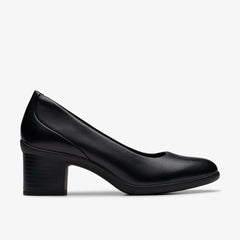 Shaya Poppy Black Leather | Clarks online
