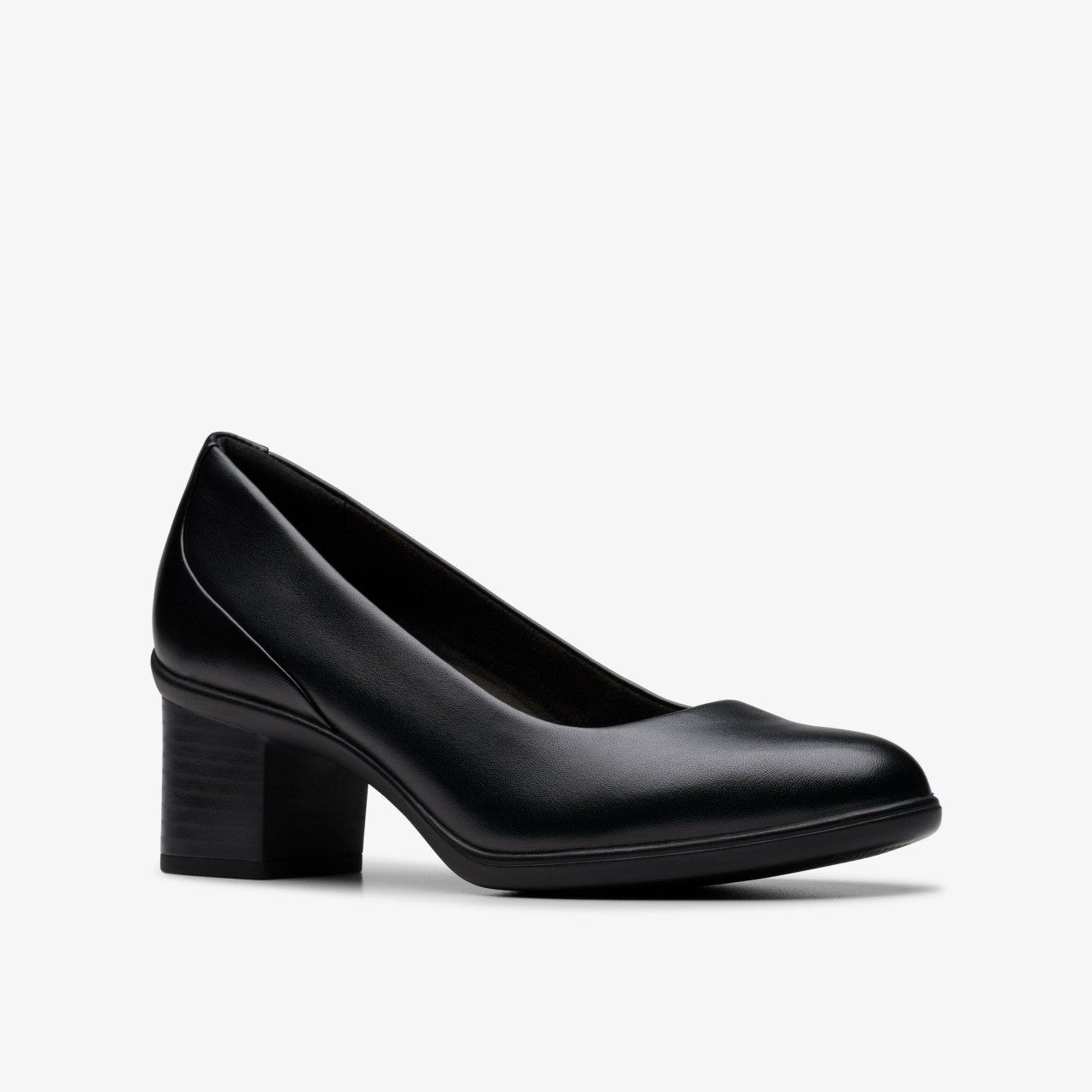 Shaya Poppy Black Leather | Clarks online