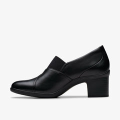 Shaya Tess Black Leather | Clarks for sale