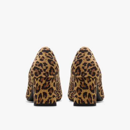 Fernie Court Leopard Suede | Clarks Sale
