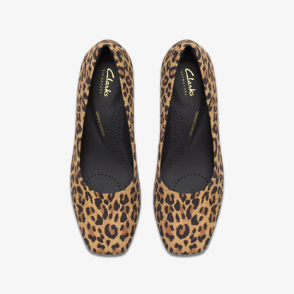Fernie Court Leopard Suede | Clarks Sale