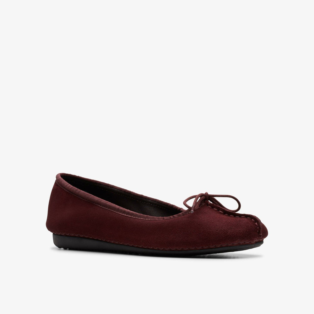Freckle Ice Merlot Suede | Clarks on Sale