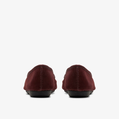 Freckle Ice Merlot Suede | Clarks on Sale