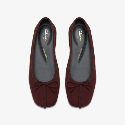 Freckle Ice Merlot Suede | Clarks on Sale