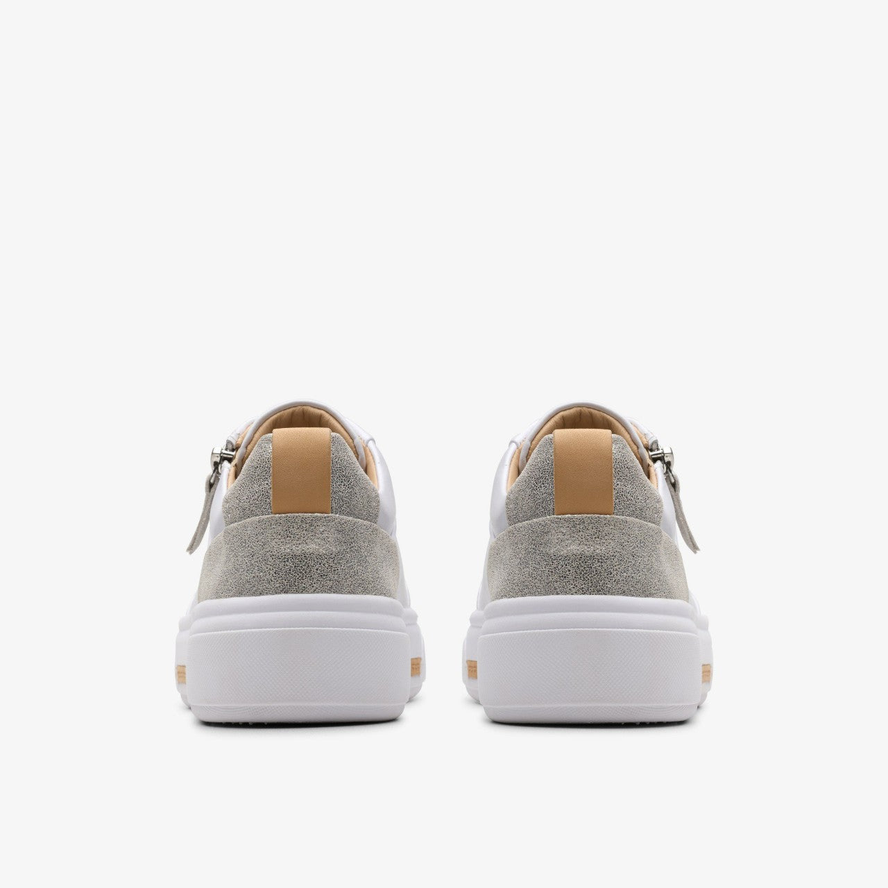 Hollyhock Zip Silver Combination Leather | Clarks outlet