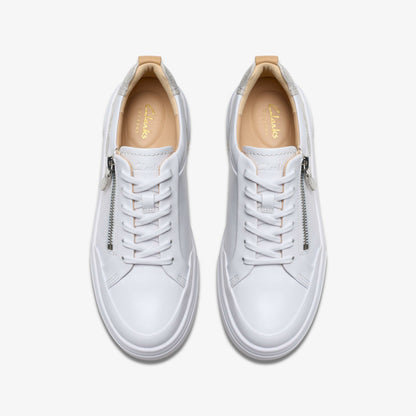 Hollyhock Zip Silver Combination Leather | Clarks outlet