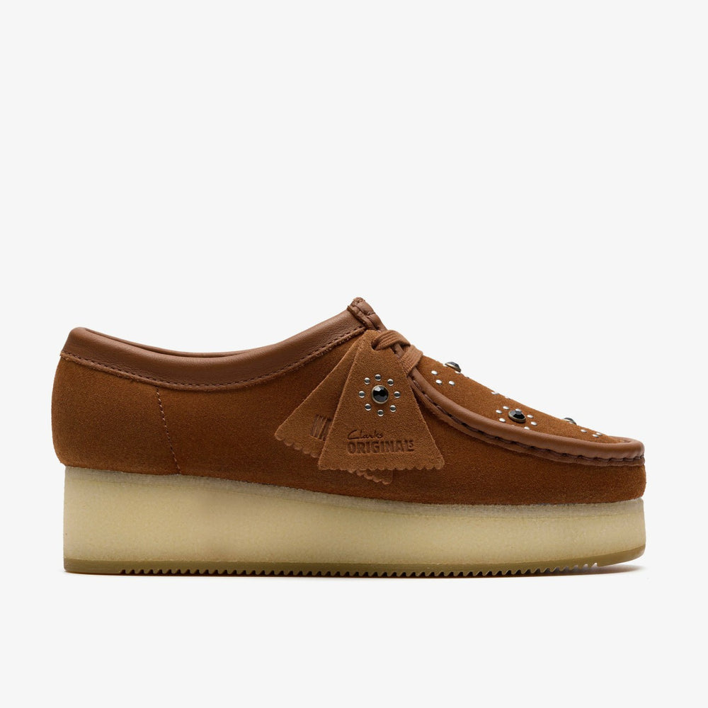 Wallacraft Bee Brown/Orange Suede | Clarks outlet