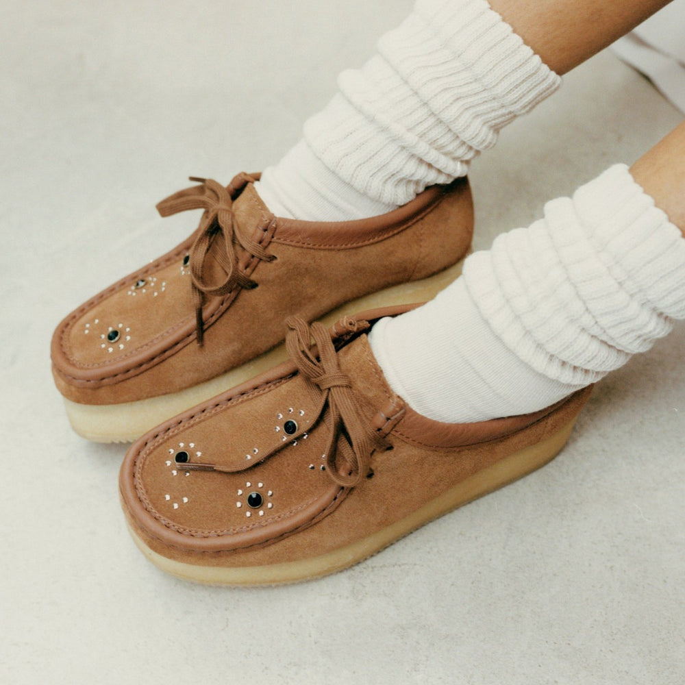 Wallacraft Bee Brown/Orange Suede | Clarks outlet
