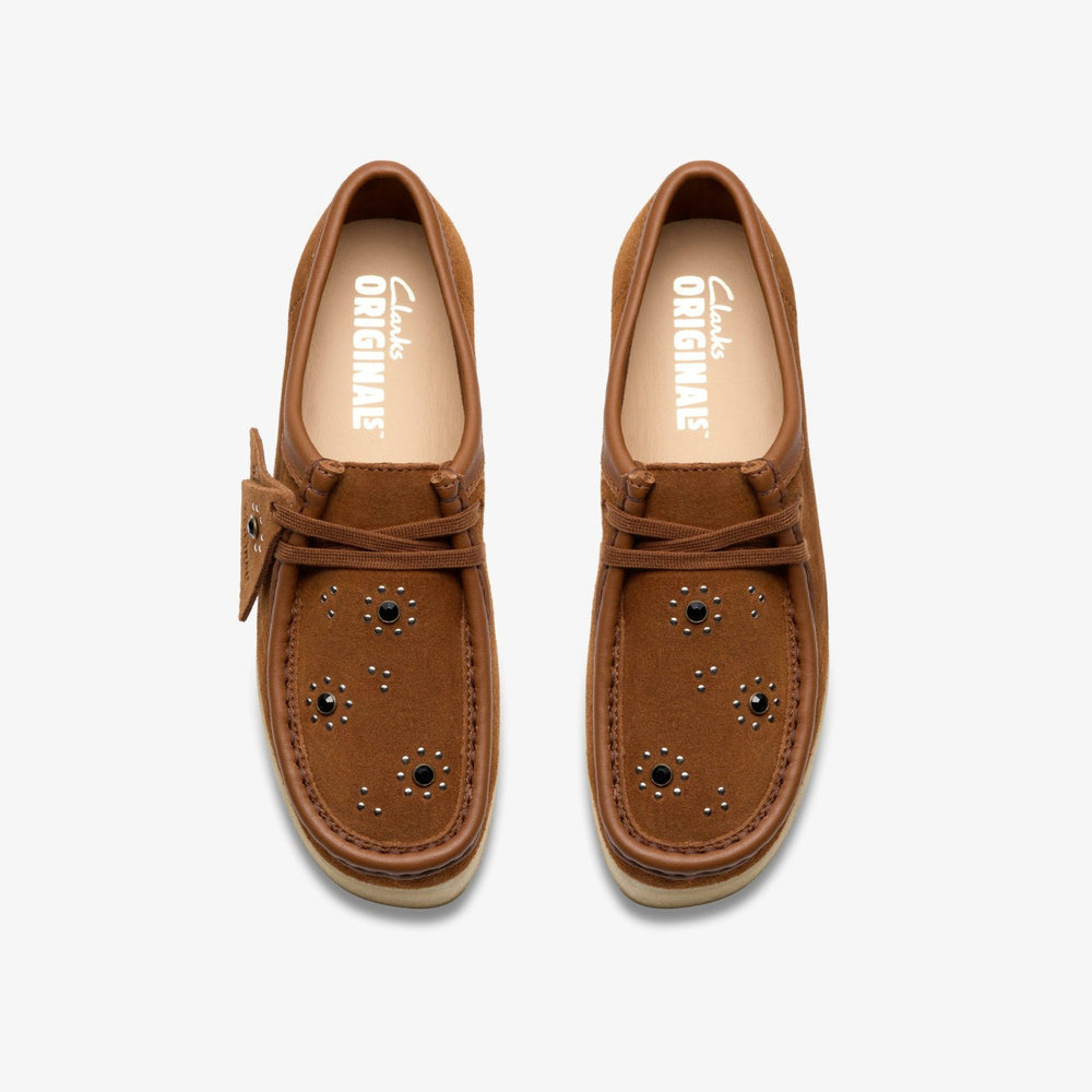 Wallacraft Bee Brown/Orange Suede | Clarks outlet