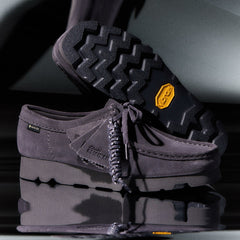 Wallabee GORE-TEX Purple Grey Suede | Clarks online