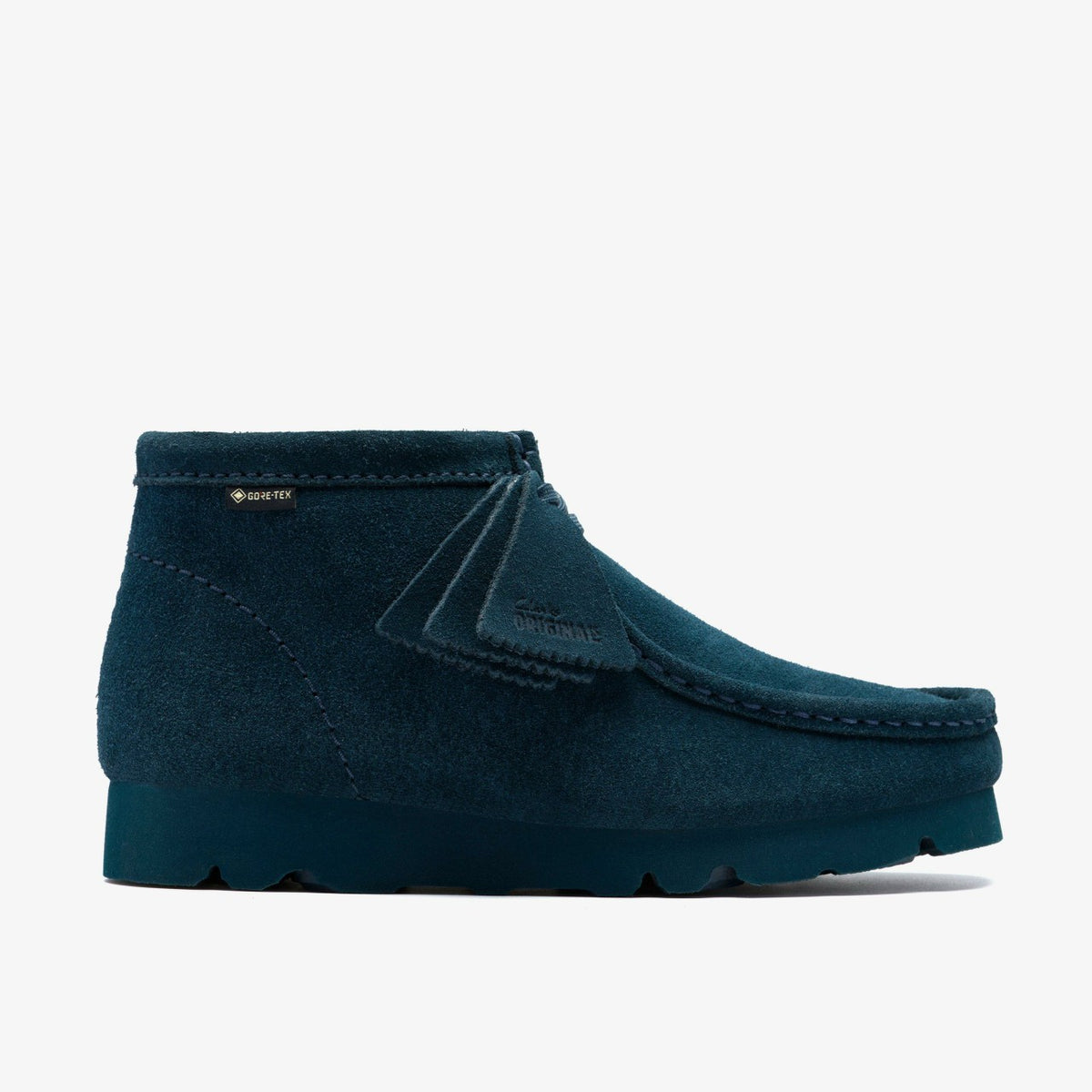Wallabee Boot GORE-TEX Dark Teal Suede | Clarks outlet